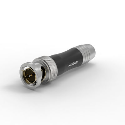 Micro Panel Mount BNC Video Connector Male 0.2dB Insertion Loss