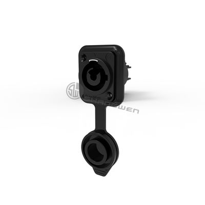250 فولت 20A IP65 Black Powercon الهيكل مصبغ المرفق مقاوم للماء للوحة LED