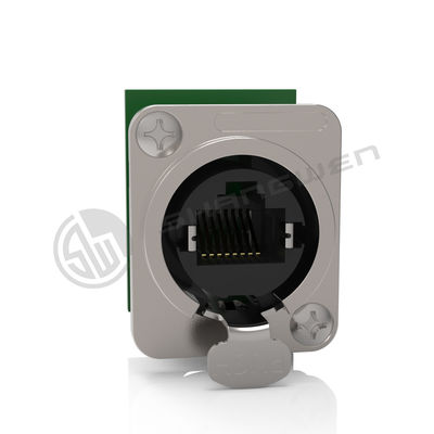 فئة 5e Rj45 Ethernet رابط الهيكل D شكل اللوحة الصناعية