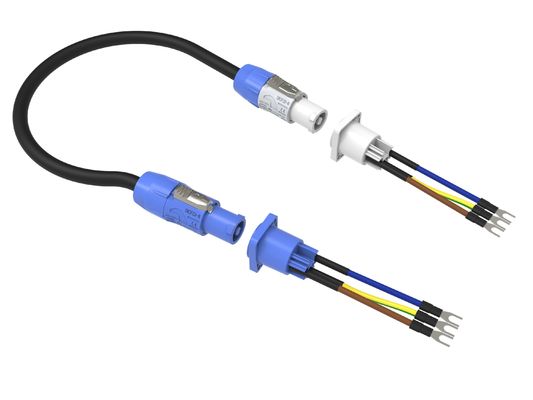 ربط 250 فولت AC Powercon ربط سوكيت إمرأة Ip44 للشاشة LED