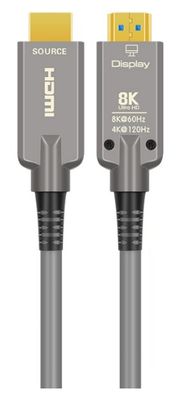 ألياف ضوئية مدرعة HDMI2.0 HD كابل طبل 4K 60Hz كابل مغطى من TPU للفيديو الصوتي التلفزيون مع كابل الحماية