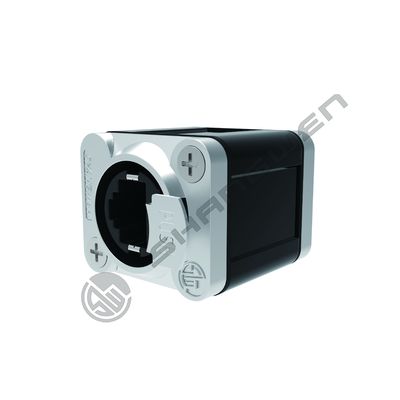 لوحة داخلية صعود ثقب Rj45 محول كبسولة إشارة إناثية كابل CAT5E PoE++ كابلات ربط أوتومديكس مكابح الطاقة