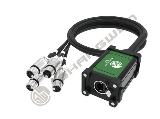 4-Channel 3-Pin XLR Audio Snake Cable Stage Recording Studio Female Male Network Signal Extender Multi-Channel XLR RJ45 Ethercon