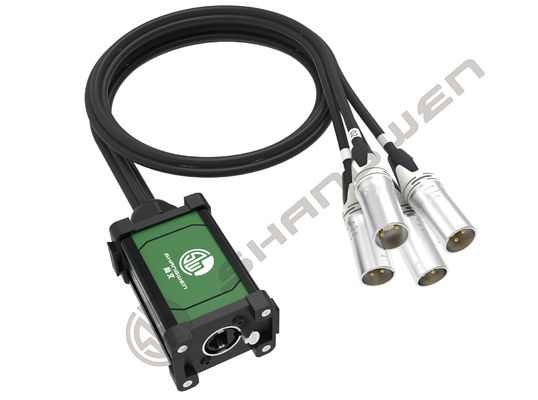 4-Channel 3-Pin XLR Audio Snake Cable Stage Recording Studio Female Male Network Signal Extender Multi-Channel XLR RJ45 Ethercon
