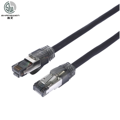 CE ROHS FTP UTP SFTP Cat8 Rj45 Plug 1000ft Patch Cord Ethernet كابل شبكة LAN كابلات الاتصال