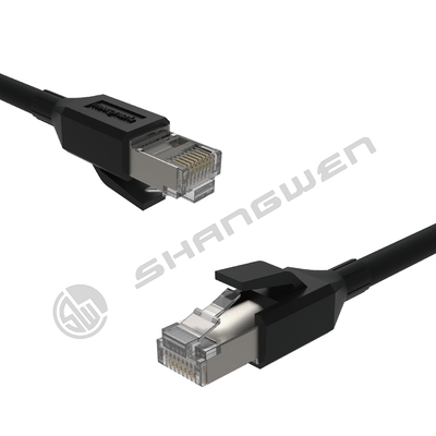قطعة 7 SFTP محمي 10Gbps 600MHz Ethernet RJ45 شبكة 4pair CE UL النحاس المتعدد 100٪ النحاس RJ45 Cat7 الخالي من الأكسجين