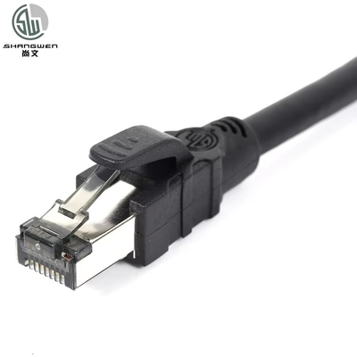 Cat5e شبكة إثنتر FTP شبكة الإنترنت كابل الحبل RJ45 24AWG 4P 4pair CE UL متعدد النحاس التواء ناعم CCA BC موصل