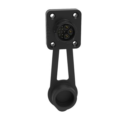 M19 Series Push-pull Self-locking Black Connection Industrial 3+9  Pin Female Male Plug  Power Signal Connector