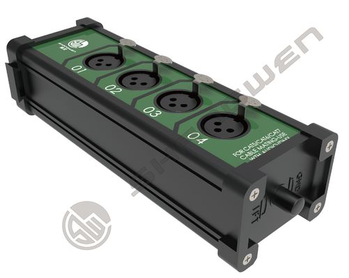 4-Channel XLR RJ45 Breakout Cable Cat 5/6/7/8 Ethernet for Stage Sound Lighting Recording Studio 3 Pin 4-Way Audio Connectors