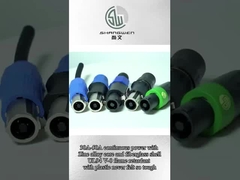 4 قطب D-شكل 4Pin إمرأة إلى رجل Speakon كابل الاتصال لربط مكبر الصوت